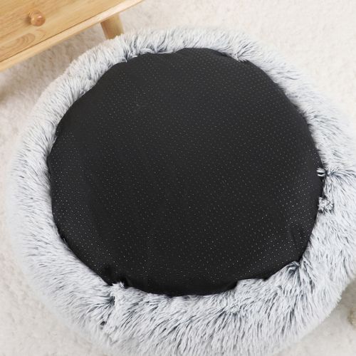 coussin chien en peluche doux avec fond imperméable et antidérapant pour une bonne stabilité