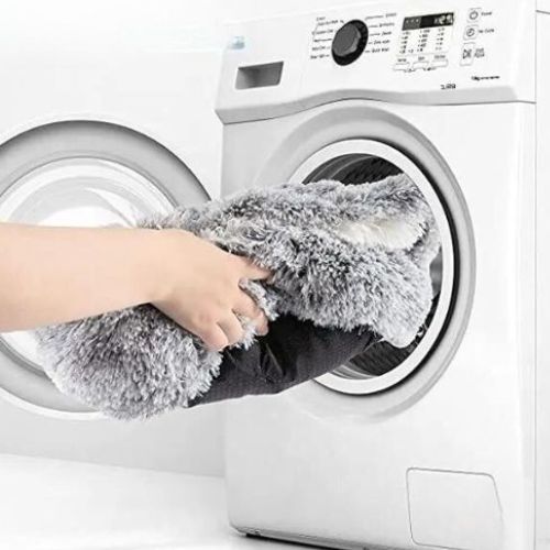 panier-chien-mignon-nid-douillet-apaisant-peluche-longue-lavable