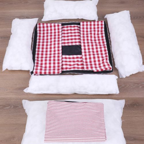 Panier Pour Chien En Tissu Vichy