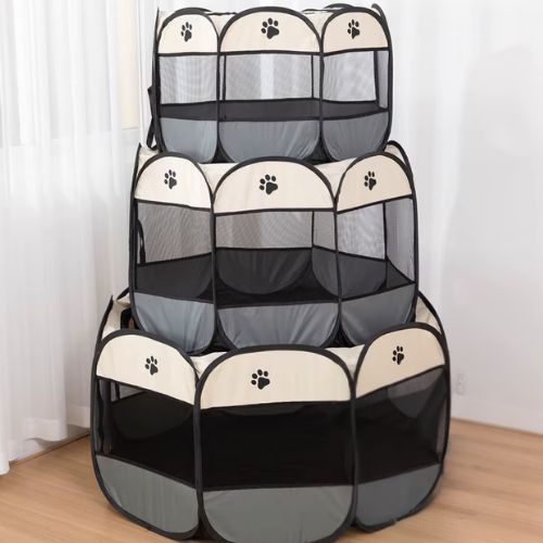 Parc pour chien idéal pour le repos et la sécurité des petits compagnons