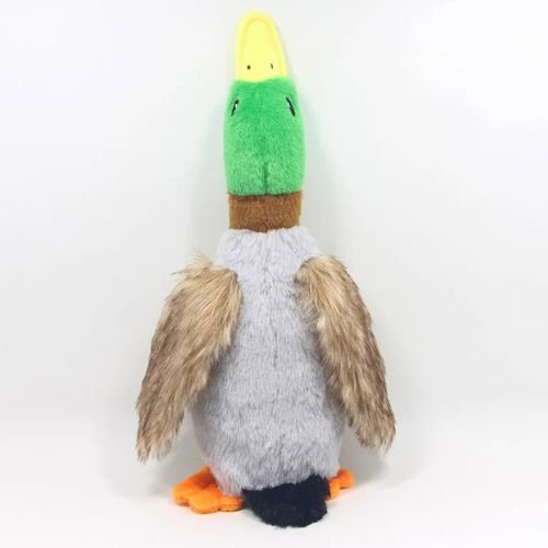 Doudou pour chien en forme de canard doux et interactif
