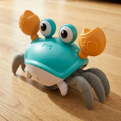 Jouet chien robuste en forme de crabe, parfait pour occuper votre compagnon à la maison — design ludique et résistant.
