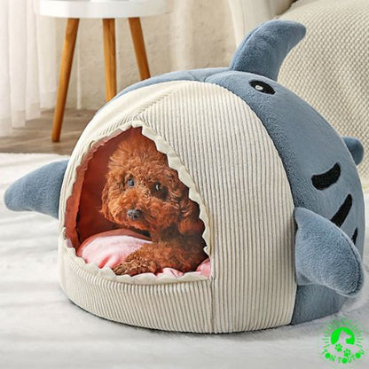Niche-interieur-chien-requin-bleu-petit-moyen-chien-niche-pour-chat-apaisant-confortable-design-mignon-doux-au-toucher-lavable-coussin-amovible-facile-a-deplacer
