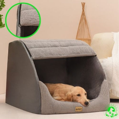 Niche-pour-chien-XXL-amovible-fermetuere-eclaire