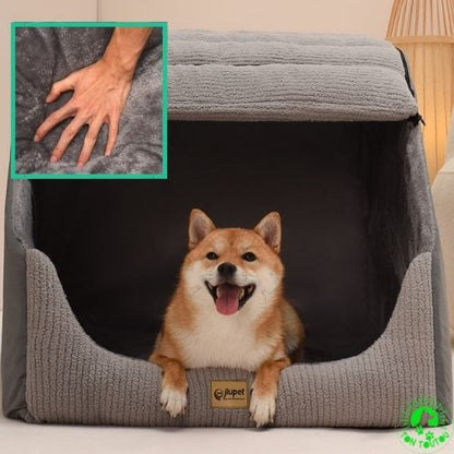 Niche-pour-chien-XXL-amovible-moelleux-doux-chaud