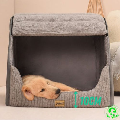Niche-pour-chien-XXL-semi-fermee-amovible