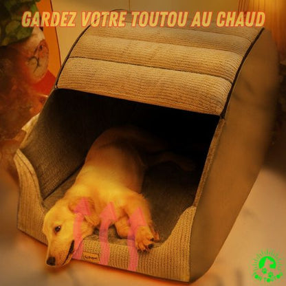 Niche-pour-chien-interieur-nid-chaud-confortable