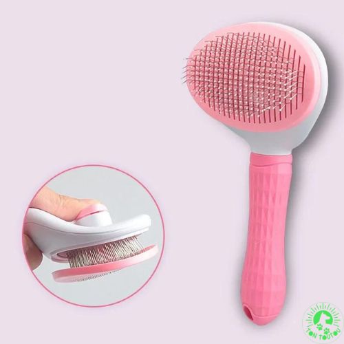 brosse-pour-chien-facile-a-nettoyer-rose