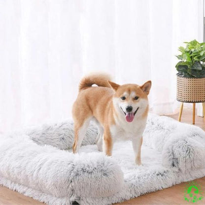 canape-pour-chien-molletonne-gris-clair-doux-confortable-orthopedique-lavable-fermeture-eclair-fond-antiderapant
