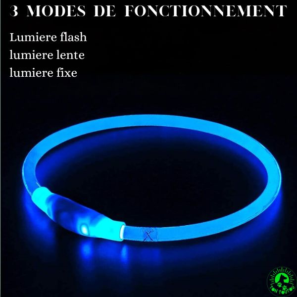 collier-chien-lumineux-mode-de-fontionnement