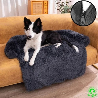 coussin-pour-chien-gris-taille-moyen-amovible-lavable-fermeture-éclaire-doux-au-toucher-peluche-long-cushybed