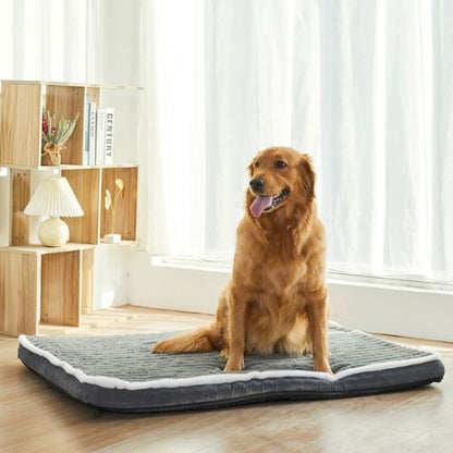 lit-pour-chien-XXL-orthopédique-design-moderne-résistant-aux-morsures-et-griffures-doux-au-toucher-apaisant-mémoire-de-forme-imperméable-antidérapant-ortholit