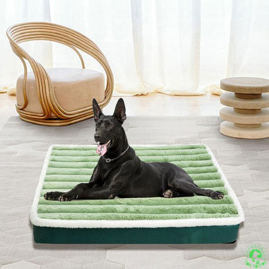 lit-pour-chien-orthopedique-vert