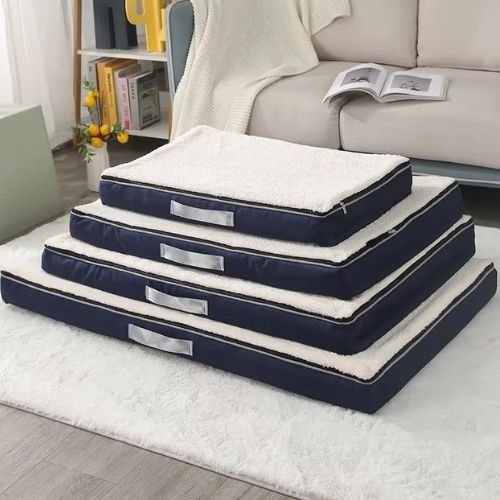 Matelas orthopédique pour chien plusieurs tailles, lavable avec surface douce et rembourrage épais.