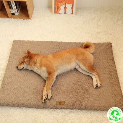 matelas-pour-chien-apaisante-orthopedique-cosy-petit-moyen-grand-taille-facile-a-nettoyer-amovible-dehoussable-doux-au-toucher-antiderapant-impermeable-marron-dogmat