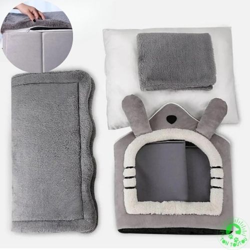 niche-d-interieur-pour-chien-pliable-avec-zip