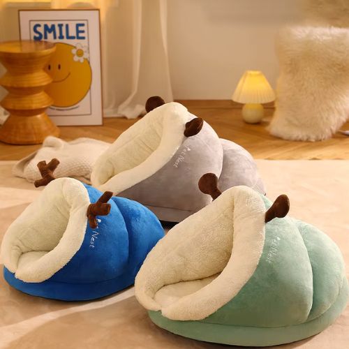 Plusieurs couleurs et taille de Niche d'intérieur pour chien cosy avec rembourrage doux et apaisant