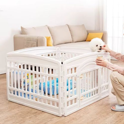 Espace de jeu pour petit chien avec parc pour chien intérieur modulable