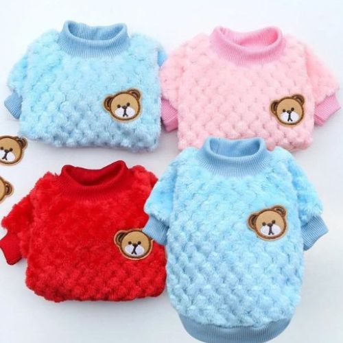 Pull pour chien trois couleurs tendance protégeant du froid