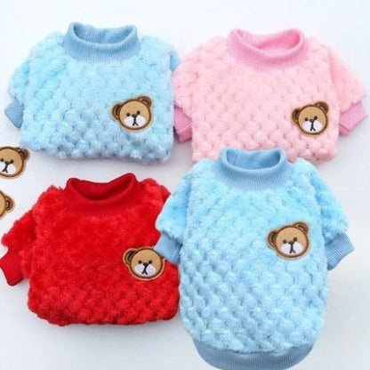 Pull pour chien trois couleurs tendance protégeant du froid