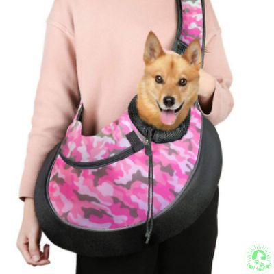 sac-bandouliere-chien-camouflage-rose