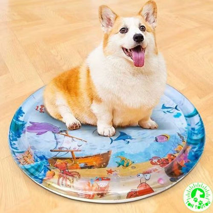 tapis-chien-rafraichissant-confortable-apaisant-cocon-frais-moelleux-pliable-antiderapant-antistress-detente-impermeable-etanche-lit-chien-chat-petit-moyen-taille-anti-chaleur-anti-canicule-bien-etre-pratique-detente-facile-a-nettoyer-lavable-turquoise-bleu-coussin-chien-chat-design-amusant-pliable-elegant-attrayant-resistant-durable-aux-griffures-aux-mordillements-aux-morsures